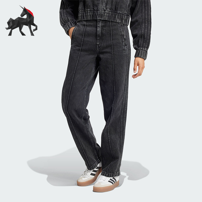 阿迪达斯女士休闲宽松长裤