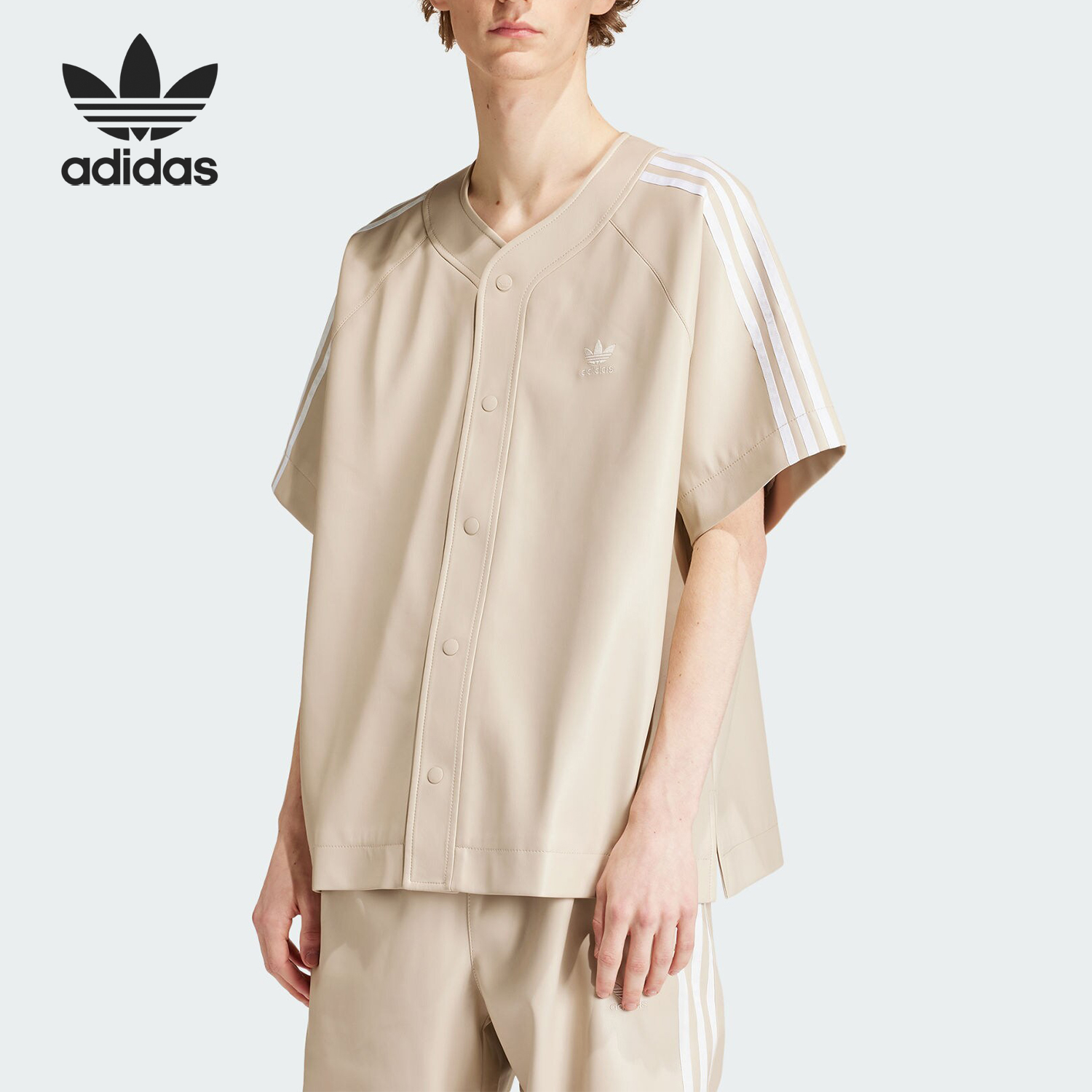 Adidas/阿迪达斯男士短袖衬衫
