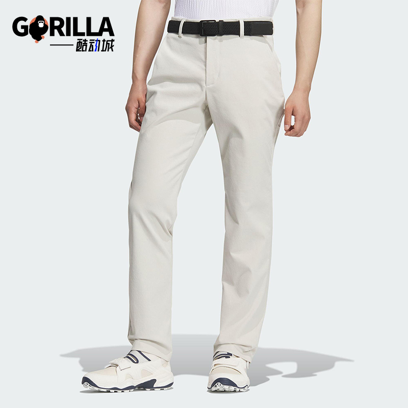 Adidas/阿迪达斯正品2025男士休闲简约高尔夫经典梭织长裤JL7958
