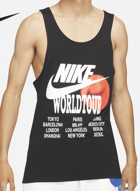 Nike/耐克正品 Nike Sportswear 环游世界男子运动背心DA0936-842