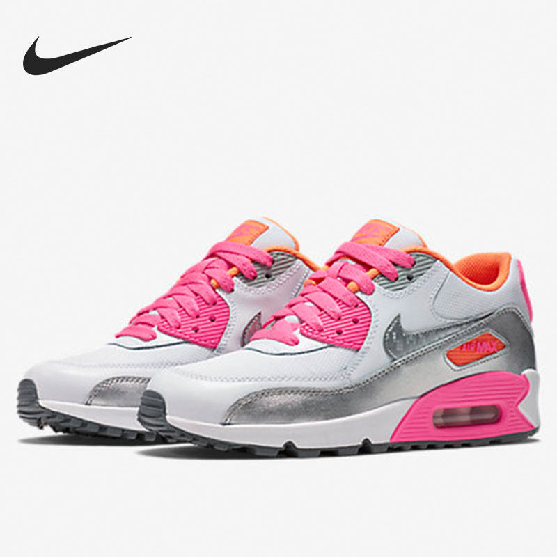 Nike/耐克正品新款AIR MAX 90 GS 大童跑步运动鞋724855-101,童鞋/婴儿鞋/亲子鞋,运动鞋,淘宝优惠券,粉丝福利购,淘宝优惠卷
