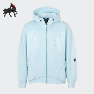 Adidas 阿迪达斯正品 FUSTL 宽松连帽外套JY0216 HOODY2.男士