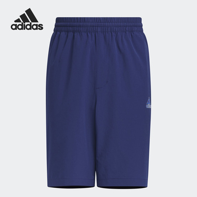 阿迪达斯大童运动短裤