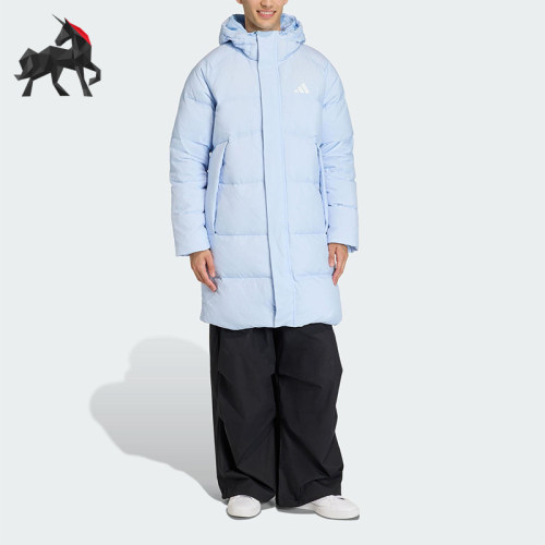 Adidas/阿迪达斯正品2025男士户外蓬松保暖时尚休闲羽绒服KS6482