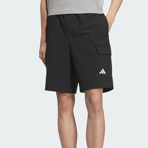 Adidas/阿迪达斯正品2025男士透气工装休闲户外短裤KC3089