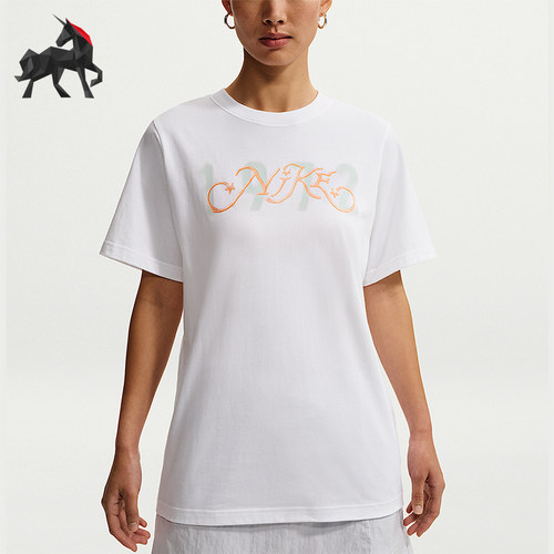 Nike/耐克正品Sportswear女士简约宽松经典日常透气T恤IR7559-100