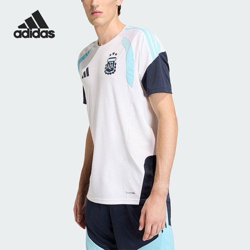 Adidas/阿迪达斯正品2026年男士轻薄透气经典日常短袖T恤JY7029