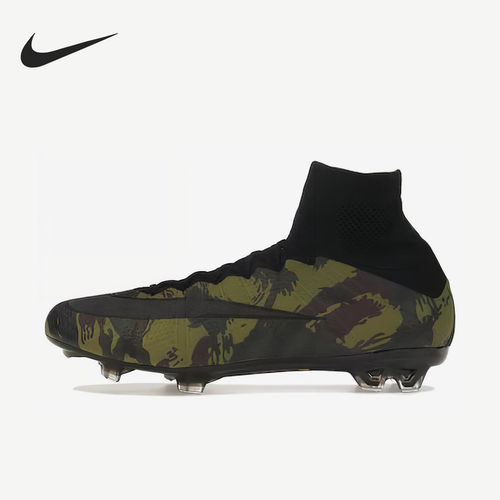 Nike耐克正品人造草坪FG胶质长钉减震耐磨中帮足球鞋835363-300