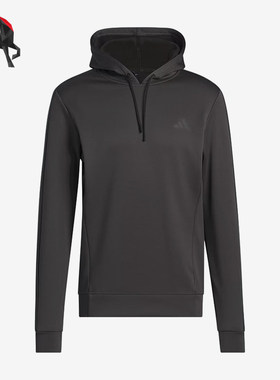 Adidas/阿迪达斯正品新款男深灰色亲肤经典保暖连帽卫衣JW3451