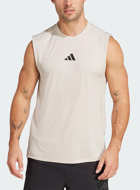 Adidas/阿迪达斯正品2025新款男士经典透气运动健身背心JM3188