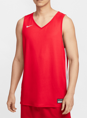 Nike/耐克正品运动男士篮球运动训练双面穿无袖背心T恤IB8827-657