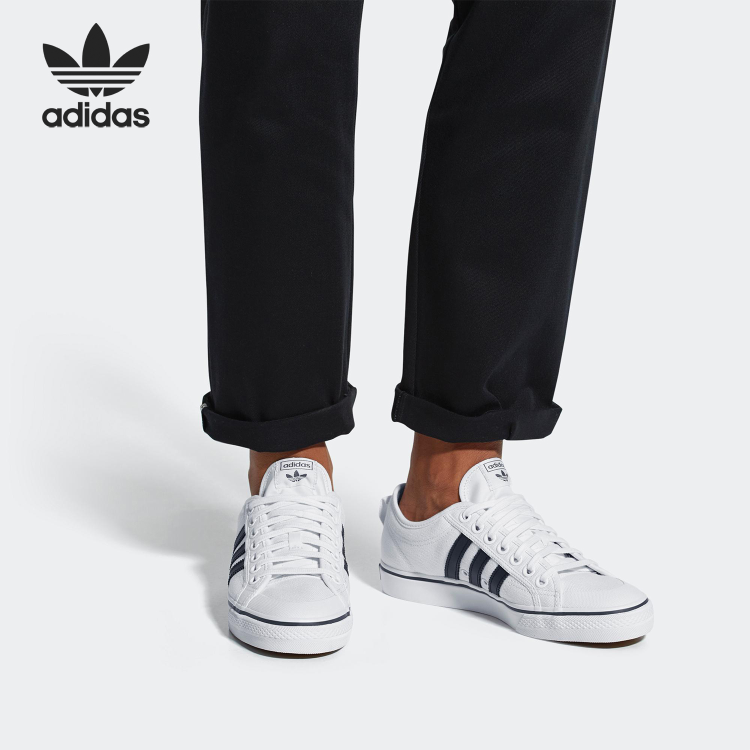 板鞋休闲Adidas/阿迪达斯低帮