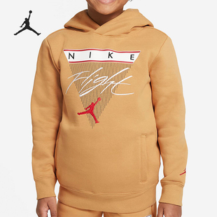 Nike/耐克正品JORDAN小童套头复古运动印花加绒卫衣DJ3273-203