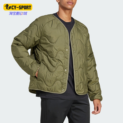 阿迪达斯男士保暖运动休闲棉服