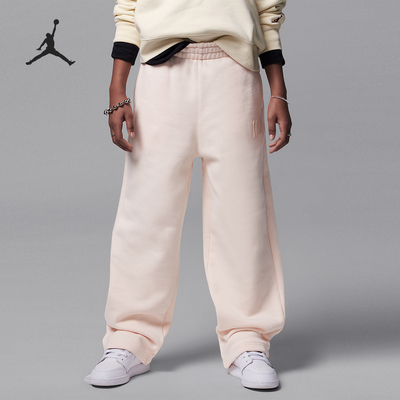 Nike/耐克正品JORDAN大童运动针织宽松加绒长裤HQ8498-838