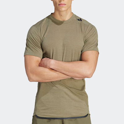 阿迪达斯男士运动训练短袖