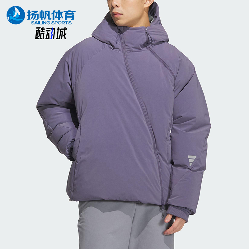 Adidas/阿迪达斯正品FOS FUSTL M DJK1男士连帽保暖羽绒服KC2578