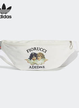 Adidas/阿迪达斯正品三叶草FIORUCCI联名天使托特女子腰包 ED5893