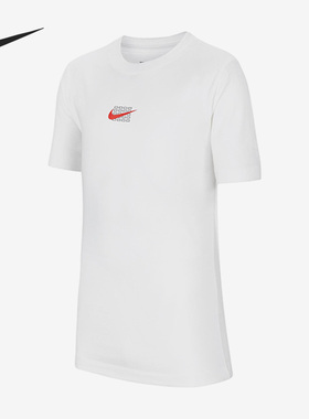 Nike/耐克正品2023夏季新款大童运动圆领短袖T恤FN3712-100
