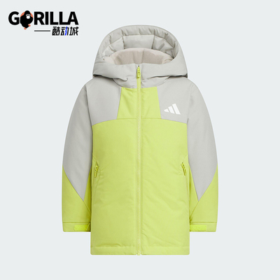 Adidas/阿迪达斯正品LK DOWN PARKA儿童连帽保暖运动羽绒服KC5413