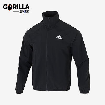Adidas/阿迪达斯正品M SL WV TT男士户外梭织运动立领外套JM1772