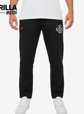 Nike/耐克正品JORDAN针织长裤新款男黑红色长裤IO9826-010