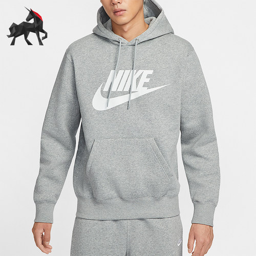 Nike/耐克正品2025秋季款男士日常连帽套头印花卫衣FN3869-063