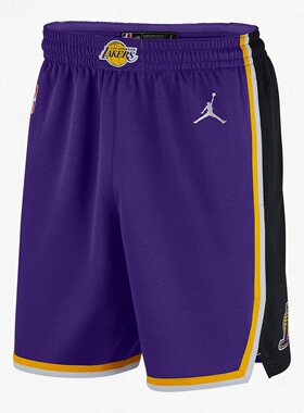Nike/耐克正品赛季洛杉矶湖人队 JORDAN  男子运动短裤 CV9564