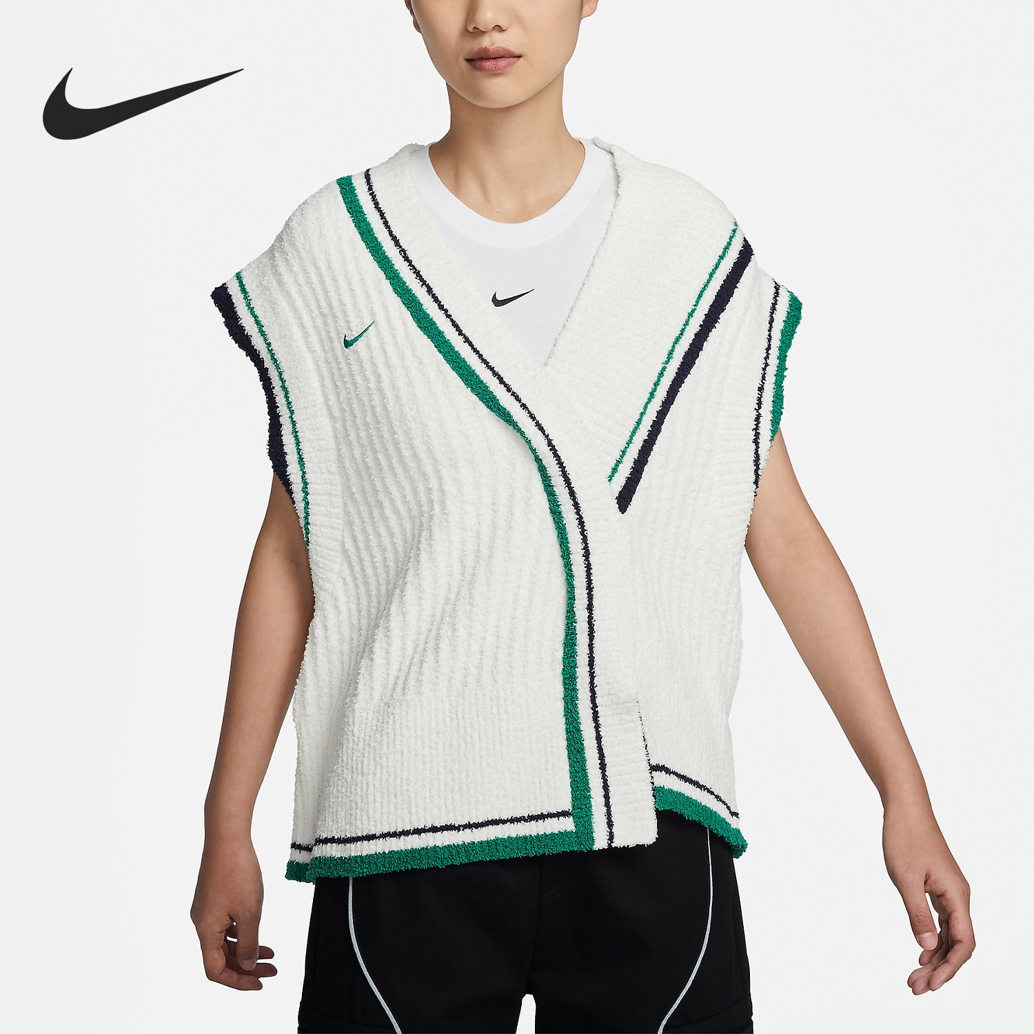 Nike/耐克正品Sportswear Collection女士针织马甲FN1887-133