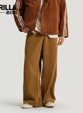 Adidas/阿迪达斯正品三叶草男士休闲针织新年款日常长裤KT0682