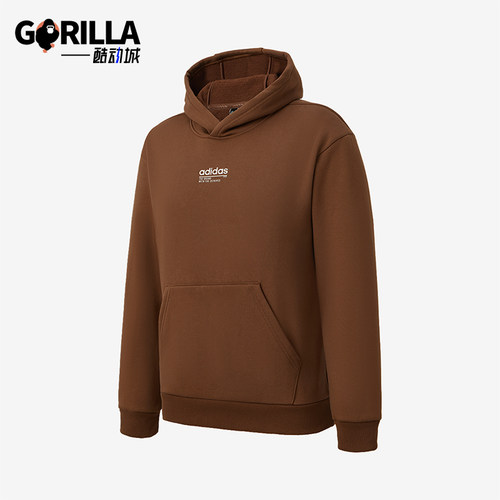 Adidas/阿迪达斯正品男女休闲连帽套头时尚长袖卫衣JX9432