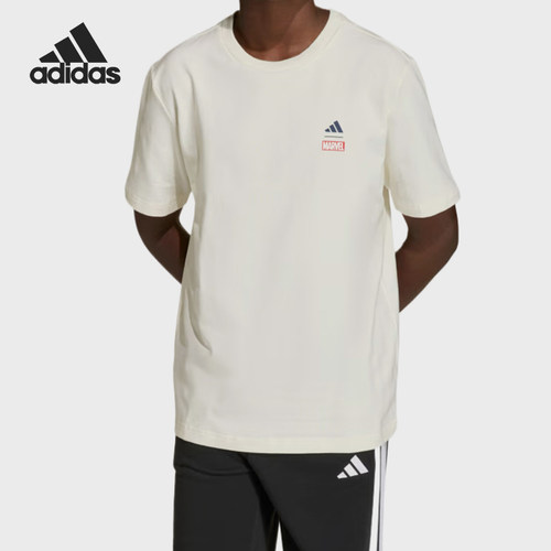 Adidas/阿迪达斯正品儿童圆领漫威蜘蛛侠宽松经典运动鞋JZ3555
