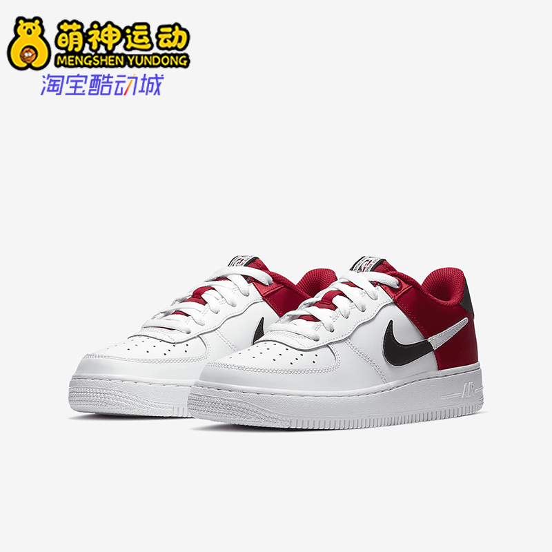 Nike/耐克正品Air Force 1 GS女子大童休闲透气板鞋CK0502-600