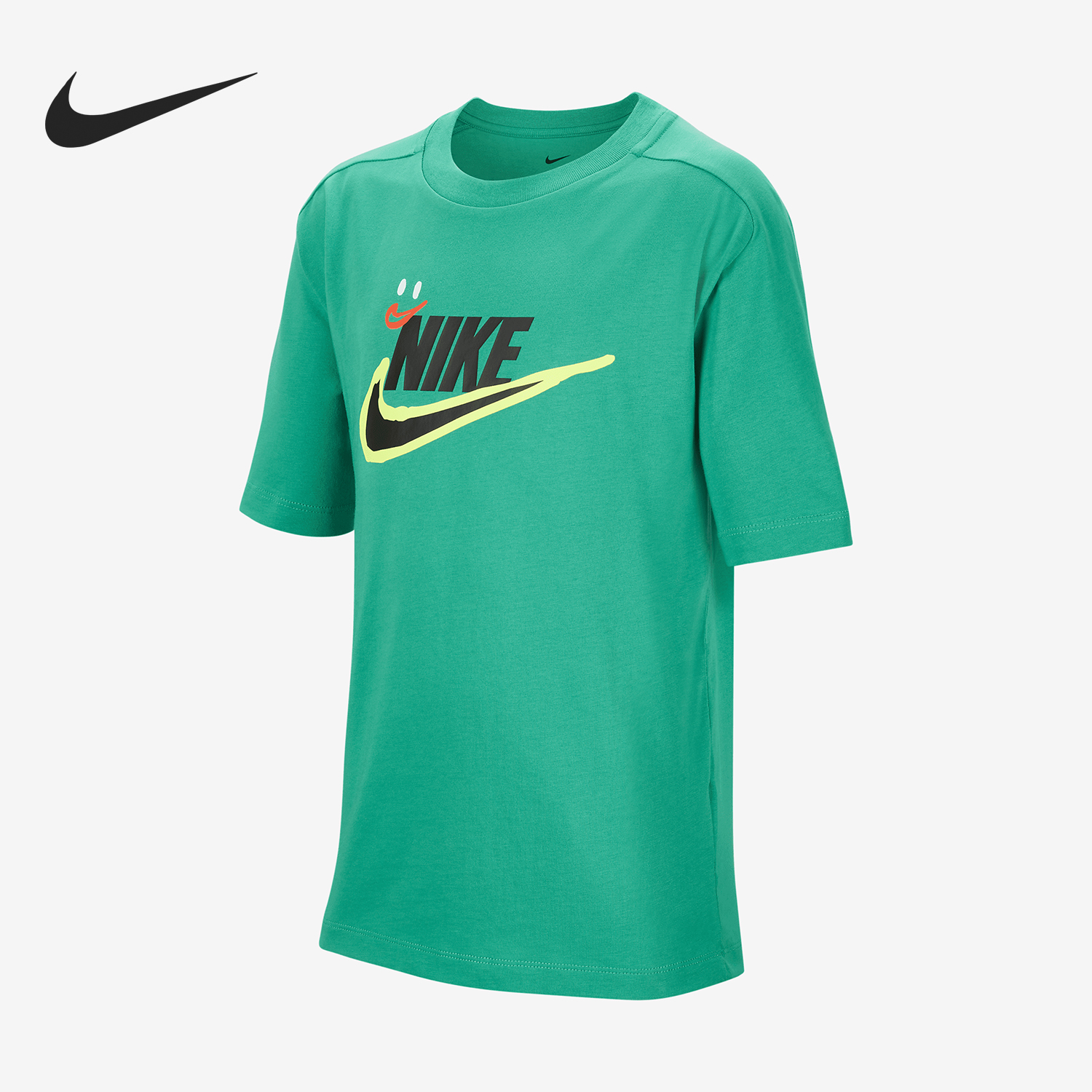 Nike/耐克正品Dri-FIT 大童男孩舒爽短袖训练上衣HF6295-324