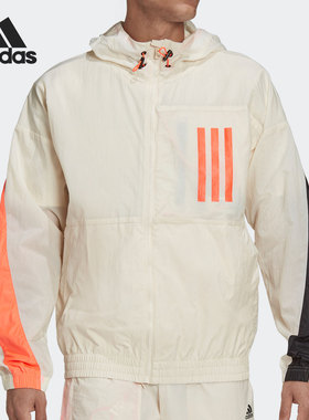 Adidas/阿迪达斯正品2021男子休闲潮流运动连帽夹克H39836