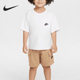 耐克正品 套装 2025夏季 Nike 款 婴童休闲针织口袋经典 II3481 297