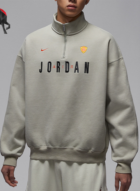Nike/耐克正品Jordan Flight男士加绒经典卫衣套头衫IF1817-334