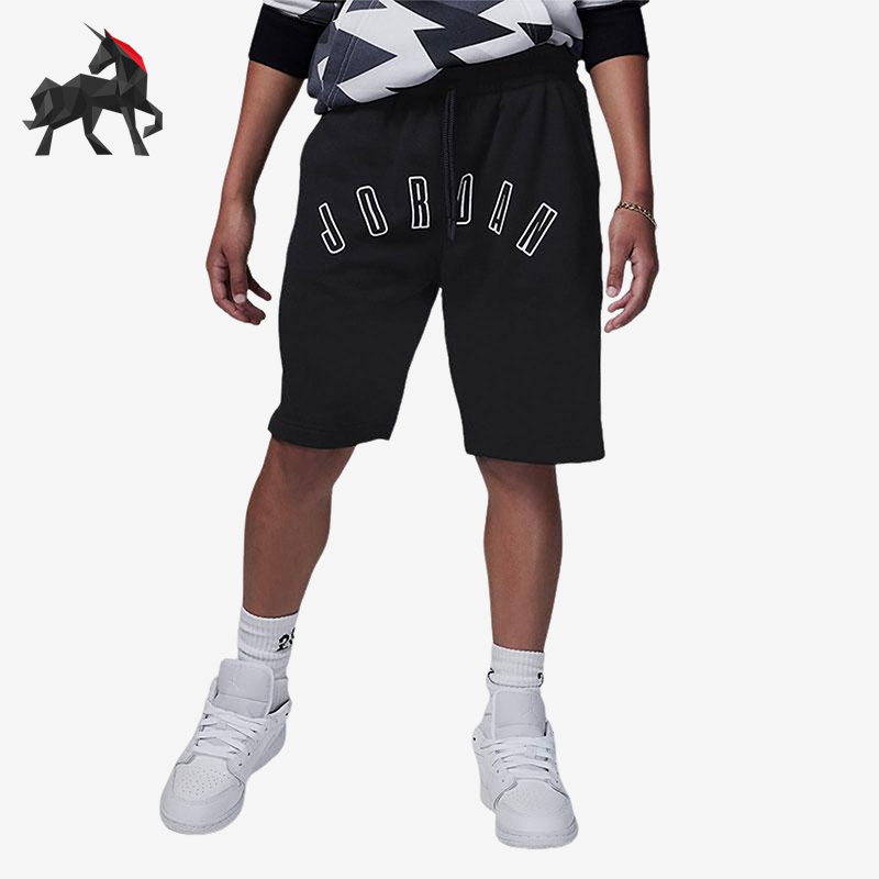 Nike/耐克正品JORDAN大童篮球字母印花透气运动短裤FV2808-010