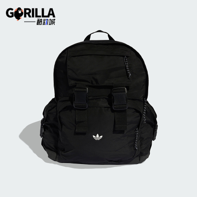 Adidas/阿迪达斯正品三叶草男女收纳便携经典运动双肩包KE2727