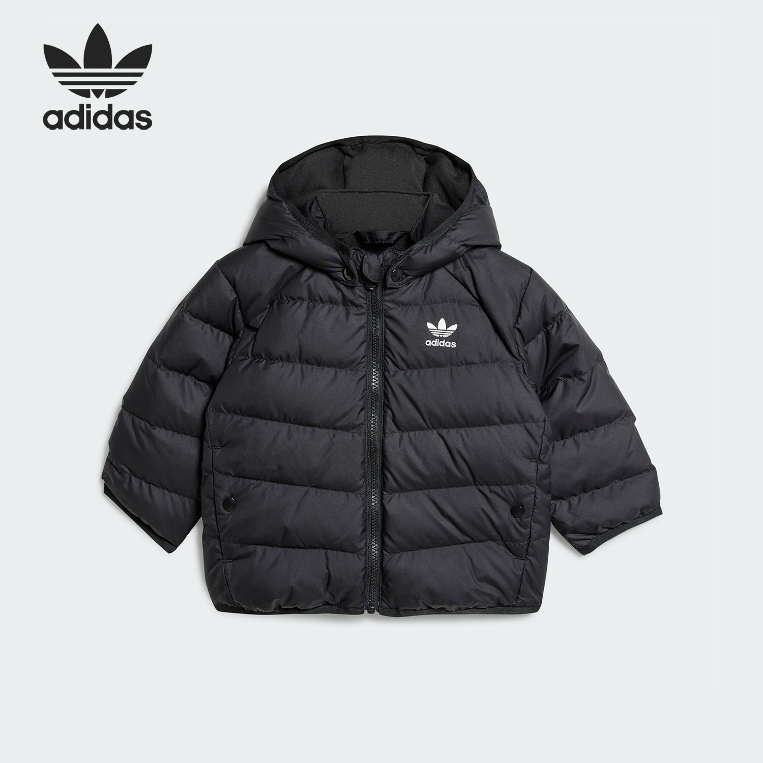 Adidas/阿迪达斯正品三叶草婴童连帽运动保暖羽绒服IX7493,童装/婴儿装/亲子装,羽绒服,淘宝优惠券,粉丝福利购,淘宝优惠卷