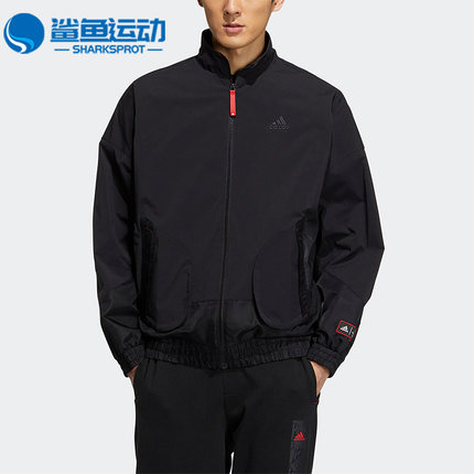 Adidas/阿迪达斯正品春季新款男子运动宽松夹克外套HZ3037