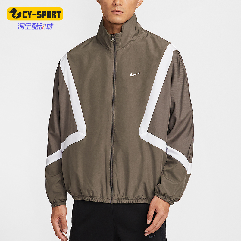 Nike/耐克正品2025夏季男士轻盈梭织经典复古宽松外套IM3355-004