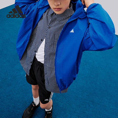 Adidas/阿迪达斯正品WOVEN JACKET儿童宽松梭织外套KC8466