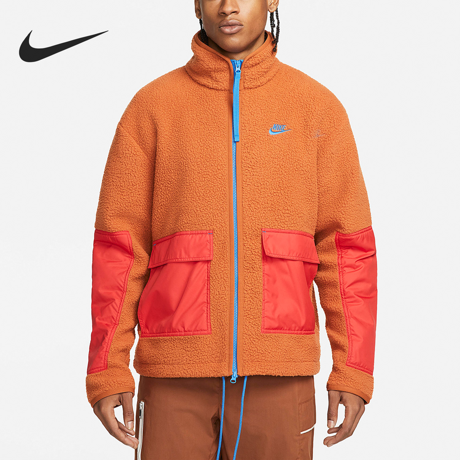 Nike耐克官方正品男子摇粒绒外套