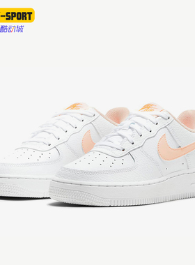 Nike/耐克正品 GS女子大童低帮耐磨透气系带运动板鞋CT3839-102