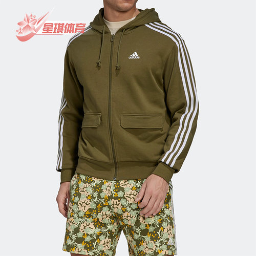 阿迪达斯正品男子运动夹克