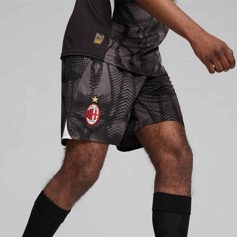 彪马男士运动足球训练印花短裤