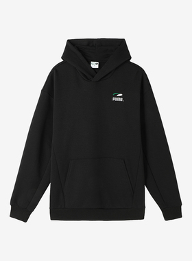 Puma/彪马官方正品PUMAS Hoody男士运动口袋休闲保暖刺绣连帽卫衣