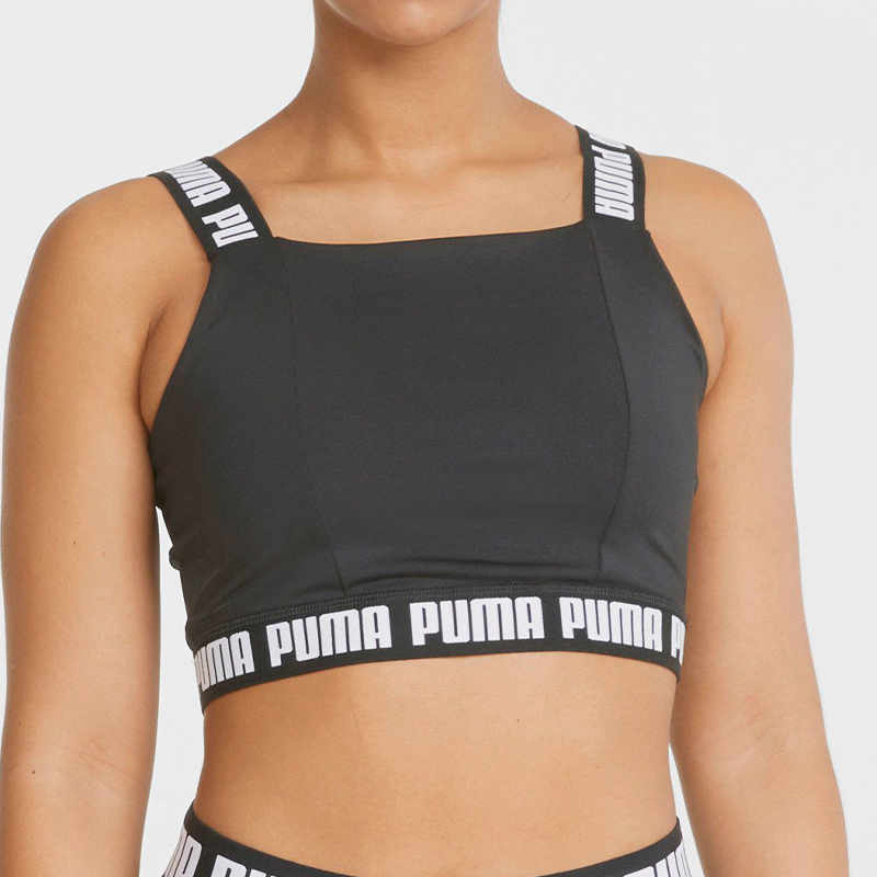 Puma/彪马正品Strong Crop Top Logo女士透气训练运动内衣