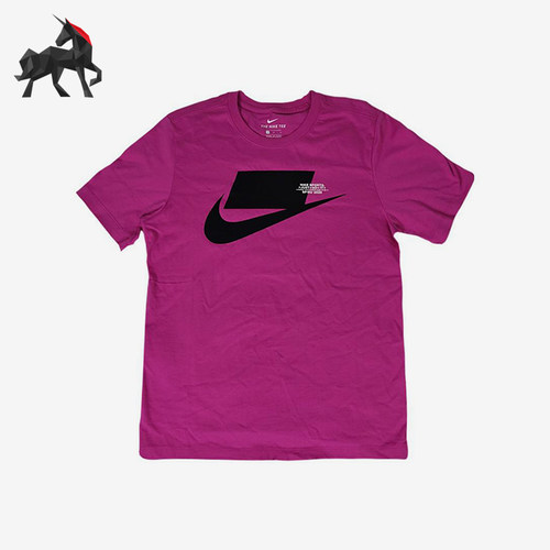 Nike/耐克正品新款男玫红黑色吸湿排汗合身经典短袖T恤CK2227-623